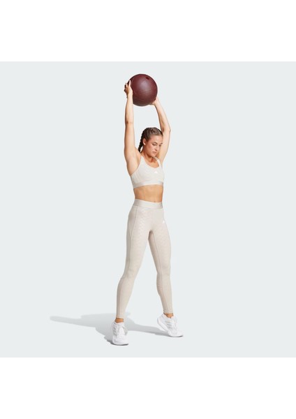 Powerreact Training Medium Support Hyperglam Emboss Kadın Büstiyer modelleri