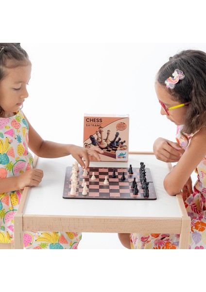 Montessori Ahşap Satranç / Eğitici, Öğretici ve Güvenli Zeka Oyunu fırsatları