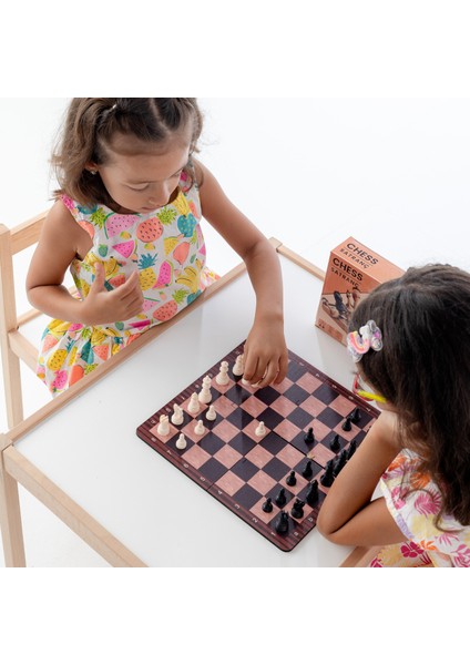 Montessori Ahşap Satranç / Eğitici, Öğretici ve Güvenli Zeka Oyunu indirimleri