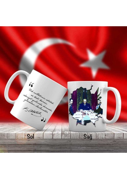Mustafa Kemal Atatürk'ün türk Dil kurumu Toplantısı - Atatürk'ün Sözleri -Kupa Bardak