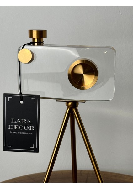 Lara Decor Kristal Gold Kamera (B)