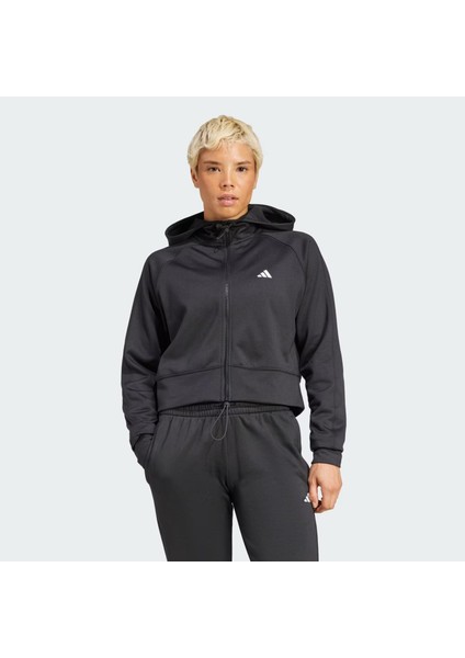 Adidas Aeroready Game And Go Full-Zip Kadın Sweatshirt