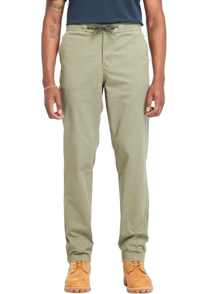 Stretch Twill Jogger Erkek Pantolon