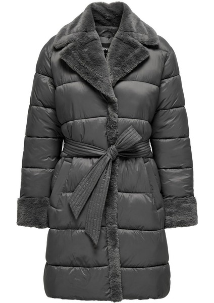 Kadın Cuba Faux Fur Puffer Kaban