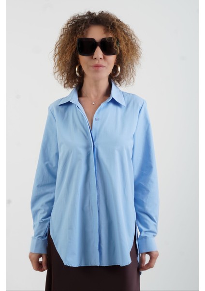 Mavi Boyfriend Gömlek modelleri