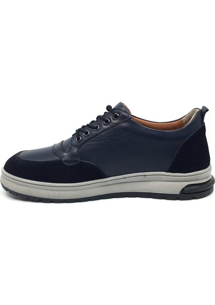 Goldbrand %100 Hakiki Deri Erkek Kışlık Rahat Günlük Casual Lastik Bağcıklı Sneaker Ayakkabı 40-44