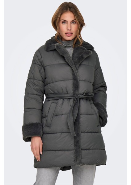 Kadın Cuba Faux Fur Puffer Kaban