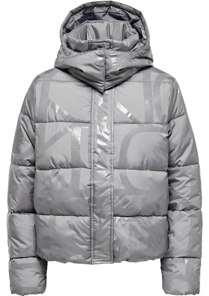 Kadın Mercedes Aop Puffer Ceket