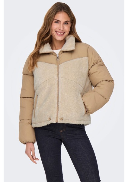 Kadın Sıena Teddy Mıx Puffer Ceket