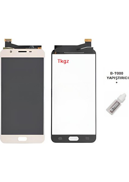 Samsung Galaxy J7 PRİME - SM-G610F Lcd Ekran Dokunmatik Orijinal Kalite GOLD + B-7000