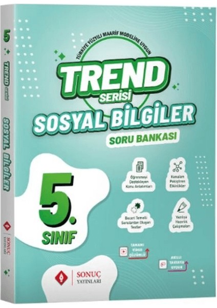 5. Sınıf Sosyal Bilgiler Trend Serisi Soru Bankası