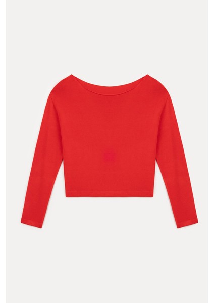 Kayık yaka triko kazak fırsatları