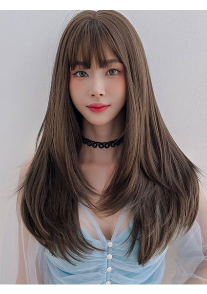 Kumral Perçemli Orta Boy Peruk fiyatları