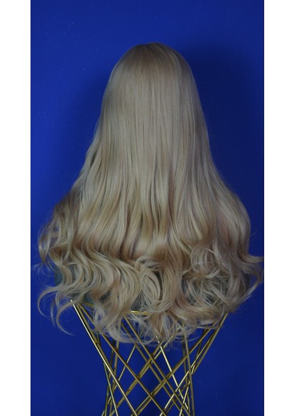 Uzun Boy Bebek Sarısı Fiber Sentetik Perçemli Peruk fiyatları