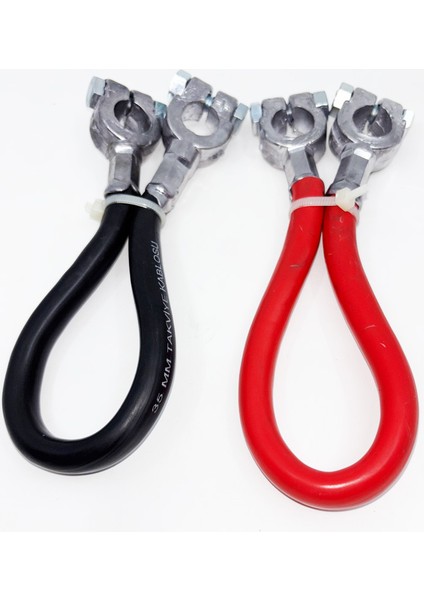 2 Adet 35 Mm2 Akü Birleştirici Ara Kablosu 35 cm Uzunluğunda CCABT35S030-T2