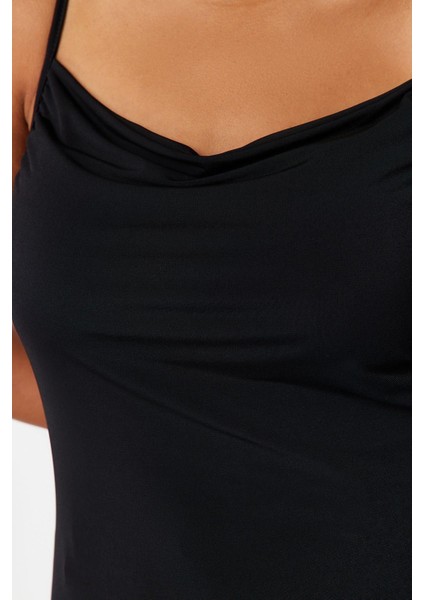 Moda Büyük Beden Degaje Yaka Örme Fit Düz Desen Casual Günlük Regular Askılı Kol Bluz indirimleri