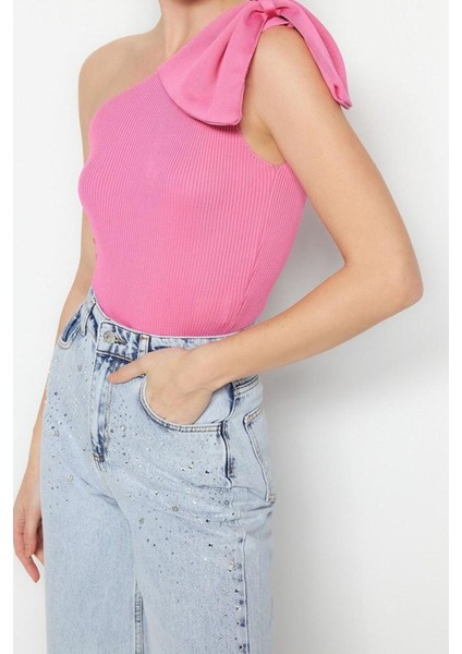 Moda Asimetrik Yaka Triko Regular Düz Desen Şık Gece Regular Kolsuz Bluz indirimleri