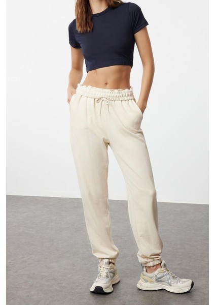 Moda Bisiklet Yaka Örme Fit Düz Desen Sportswear Super Crop Kısa Kol Bluz modelleri