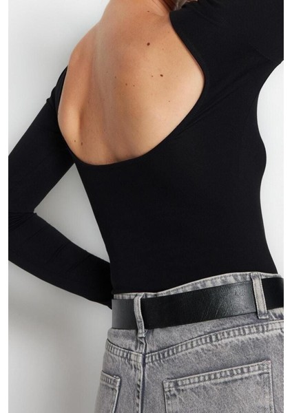 Moda Kayık Yaka Örme Slim Düz Desen Casual Günlük Regular Uzun Kol Bluz fiyatları