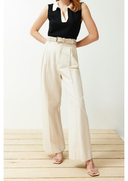 Moda Polo Yaka Triko Regular Renk Bloklu Desen Casual Günlük Regular Kolsuz Bluz modelleri