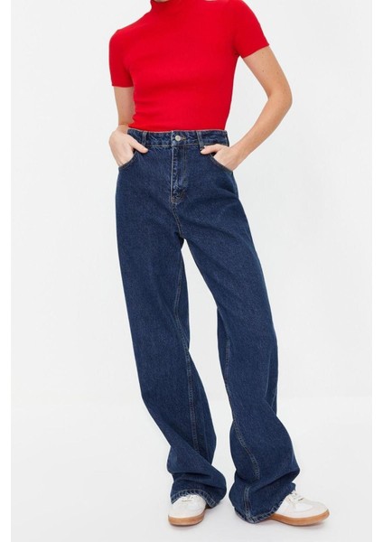 Moda Dik Yaka Örme Slim Düz Desen Casual Günlük Crop Kısa Kol Bluz