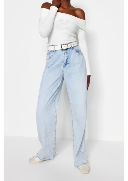 Moda Carmen Yaka Örme Slim Fit Düz Desen Casual Günlük Regular Uzun Kol Bluz fırsatları