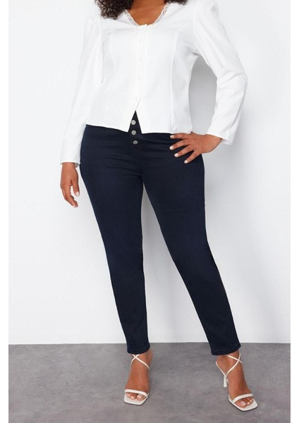 Moda Büyük Beden V Yaka Dokuma Fit Düz Desen Casual Günlük Regular Uzun Kol Bluz modelleri