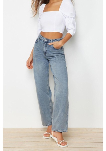 Moda Kare Yaka Dokuma Fit Düz Desen Casual Günlük Crop Truvakar Kol Kol Bluz fiyatları