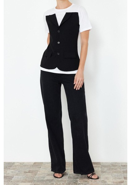 Moda Bisiklet Yaka Örme Slim Fit Renk Bloklu Desen Casual Günlük Uzun Kısa Kol Bluz modelleri