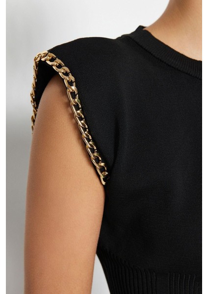 Moda Bisiklet Yaka Triko Regular Düz Desen Casual Günlük Regular Kolsuz Bluz fırsatları