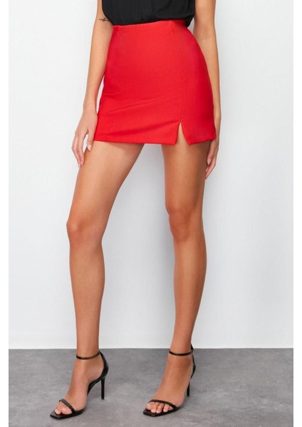 Moda Bodycon Düz Desen Şık Gece Mini Boy Dokuma Etek fiyatları