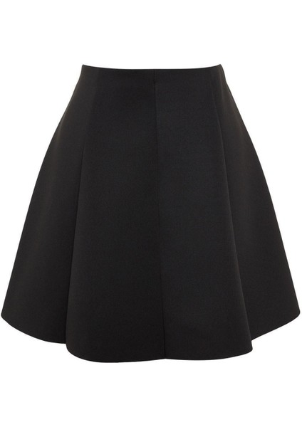 Moda Düz Desen Günlük Mini Boy Mini Örme Etek
