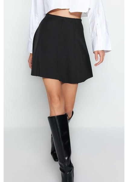 Moda Düz Desen Günlük Mini Boy Mini Örme Etek modelleri