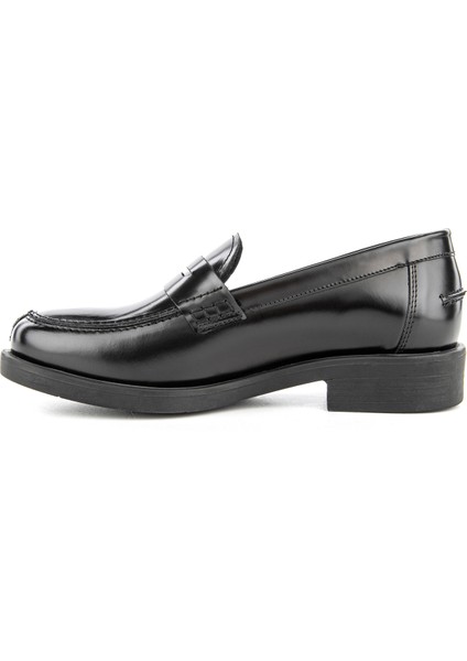 Deri Siyah Kadın Loafer 725023-430