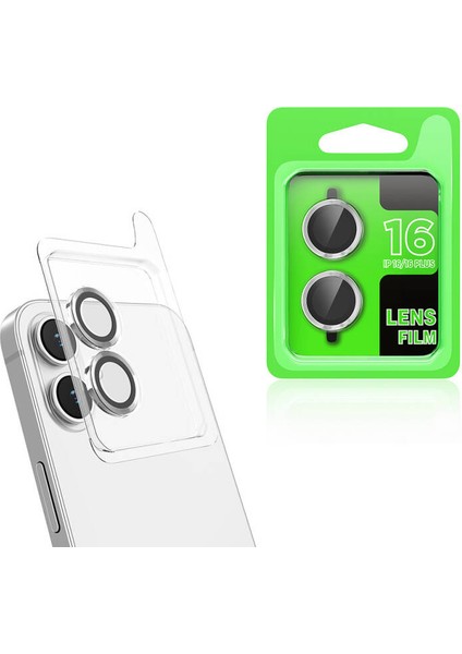 iPhone 16 Plus Lens Protector Cl-07 Kamera Lens Koruyucu