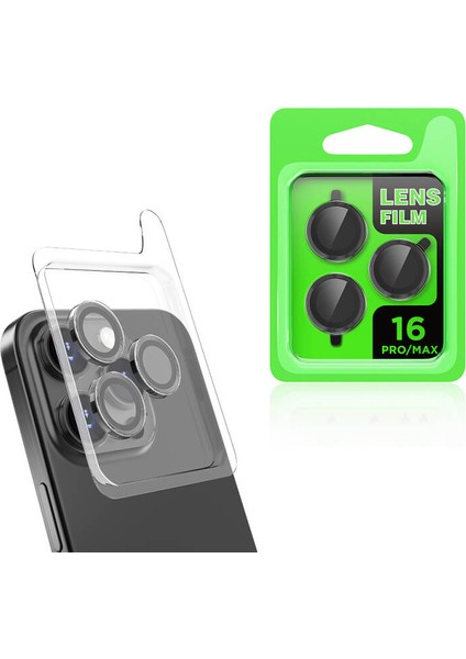 iPhone 16 Pro Max Lens Protector Cl-07 Kamera Lens Koruyucu