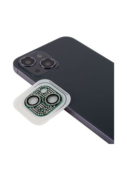 iPhone 13 İçin Taş Detaylı Cl-08 Kamera Lens Koruyucu