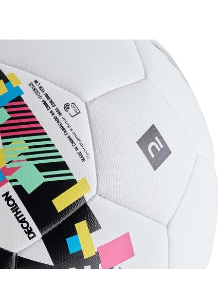 Kipsta Öğretici Futbol Topu - 5 Numara - Beyaz / Siyah fırsatları