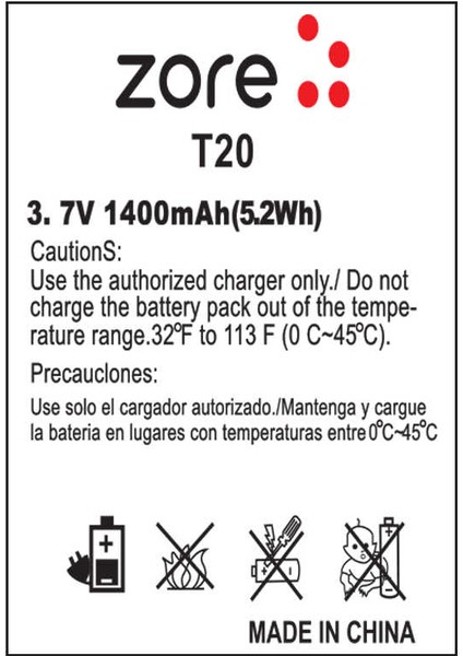 T20 Zore Quality Batarya