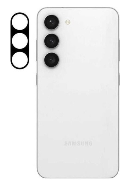 Samsung Galaxy S23 Uyumlu Zore 3D Kamera Camı
