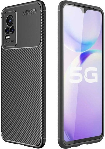 Vivo V21E Uyumlu Kılıf Zore Negro Silikon Kapak