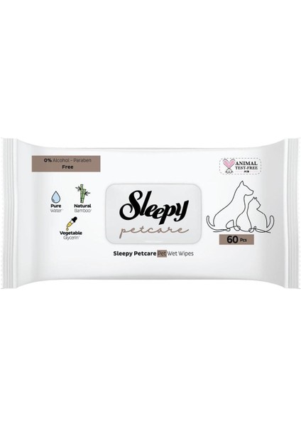 Petcare Evcil Hayvan Islak Havlusu 60Lı X 24 Adet (1440 Yaprak)