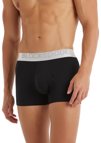 Erkek Modal Elastan Boxer Silver 9302 - Siyah