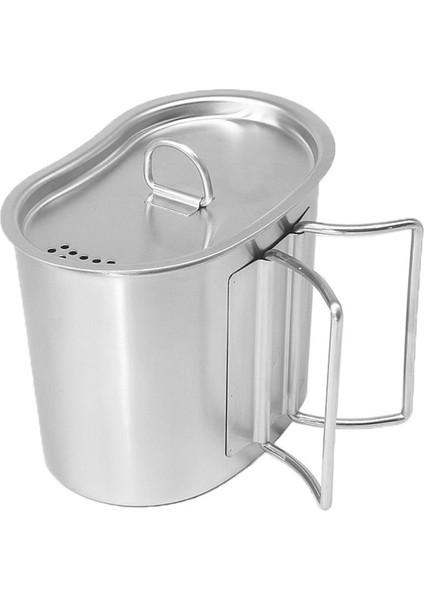 Kamp Pot Kamp Ateşi Tencere Kamp Tencere Hafif Tencere Vapur Buharda Pişirme Pot Kaynatma Pot Yürüyüş Barbekü Survival Için (Yurt Dışından) indirimleri