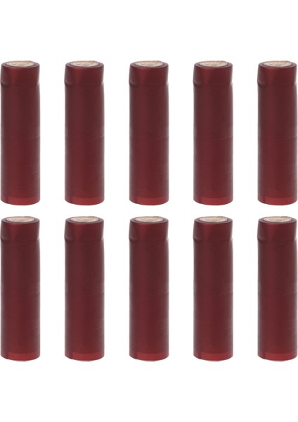 100 Pvc Isı Yalıtımlı Kırmızı Şişe Bordo 30MM (Yurt Dışından) fırsatları