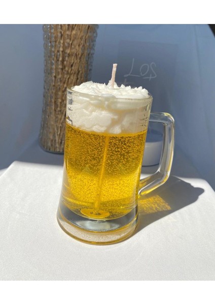 Bira Görünümlü Jel Mum