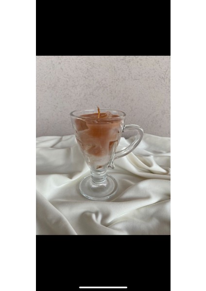 Buzlu Kahve Ice Latte Mum Kahve Kokulu Kulpluı Bardak