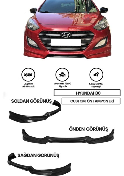 Hyundai I30 Custom Ön Ek (Plastik)