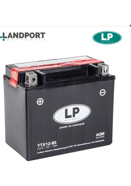 Lp YTX12-BS Agm Akü