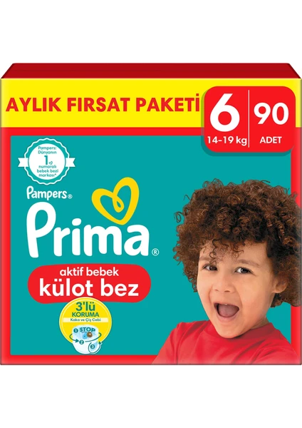 Külot Bebek Bezi 6 Beden 90 Adet